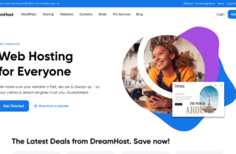 Dreamhost web hosting review 2025