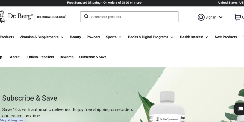 Dr. Berg – Science-Backed Supplements & Health Products for Holistic Wellness