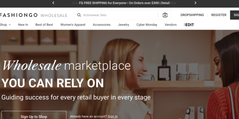 FashionGo – A Wholesale Fashion Hub for Retailers & Style Entrepreneurs