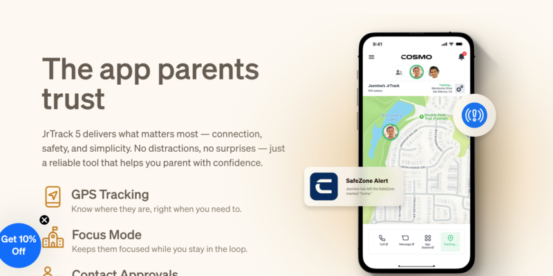 Cosmo JrTrack 5: The Ultimate Smart Watch for Kids—Safety, Connection, and Simplicity in One