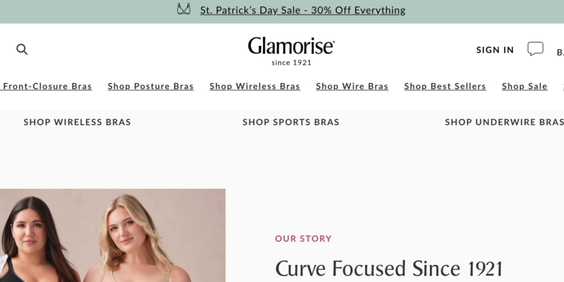 Glamorise Plus-Size Bras: Support, Comfort and Timeless Craftsmanship
