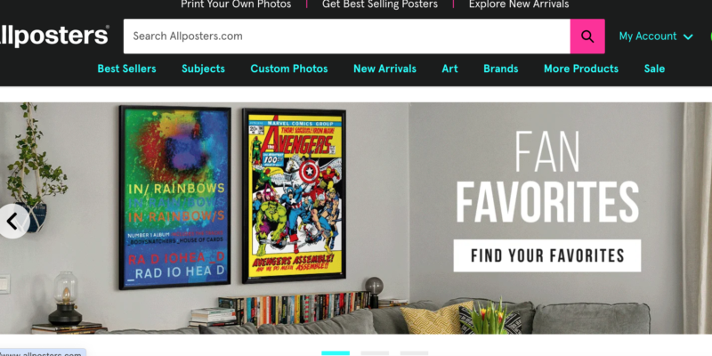 Allposters – Your Ultimate Destination for Wall Art & Pop Culture Decor